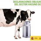 El precio en origen de la leche de vaca desciende hasta 0,318 euros/litro de media en Espaa