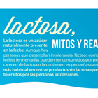 Infografa: InLac explica los mitos y realidades sobre la intolerancia a la lactosa