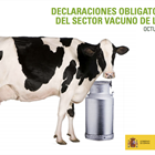 El precio medio en origen de la leche de vaca en Espaa se incrementa hasta los 0,325 euros/litro