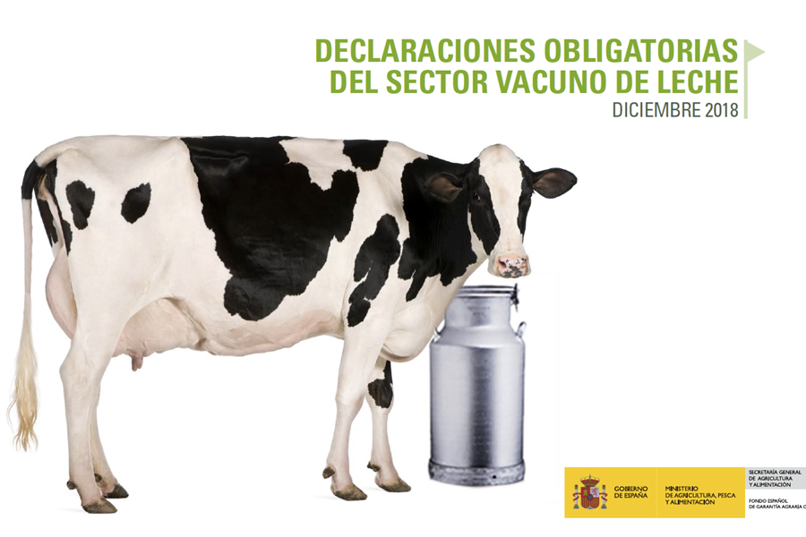 El precio en origen de leche de vaca desciende a 0,330 euros/litro de...