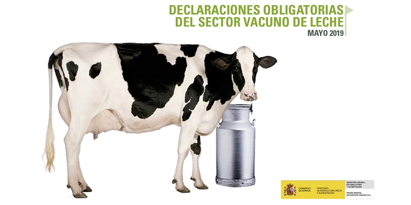 El precio medio en origen de la leche de vaca se sita en 0,325 euros/litro