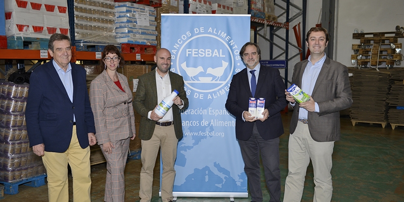 INLAC dona 16.000 litros de leche y productos lcteos a los Bancos de Alimentos
