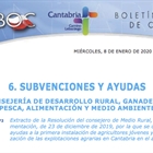 Cantabria convoca ayudas para explotaciones agrcolas y ganaderas por valor de 6,7 millones de euros