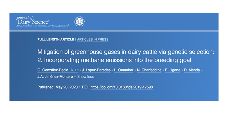 Mitigacin de gases de efecto invernadero en ganado lechero mediante seleccin gentica