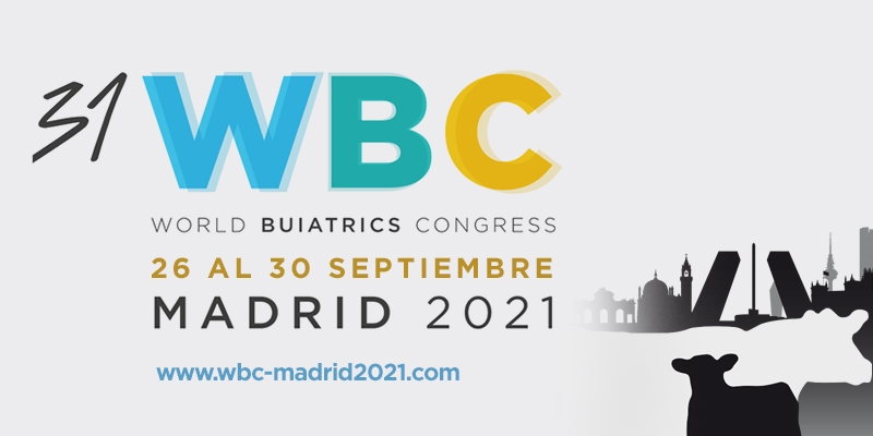 Se pospone el Congreso Mundial de Buiatra que se celebrar en Madrid del 26 al 30 de septiembre de 2021
