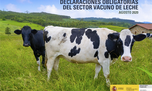 El precio medio en origen de la leche de vaca en agosto permanece en...
