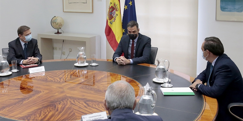 Pedro Snchez analiza las oportunidades de la nueva PAC para Espaa con el sector agroalimentario
