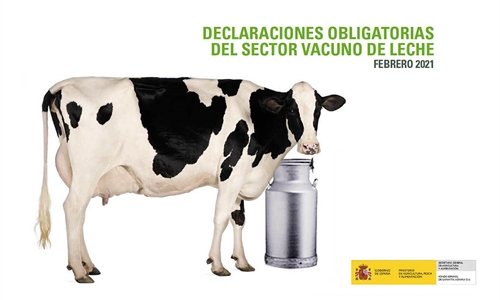 El precio en origen de la leche de vaca se sita en 0,338 euros/litro...