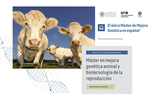 Mster de Mejora Gentica Animal y Biotecnologa de la Reproduccin