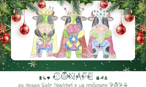 CONAFE y Frisona Espaola os desean una Feliz Navidad y un prspero 2024