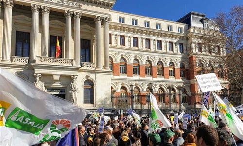 ASAJA, COAG y UPA mantienen los actos de protesta en Madrid el prximo...