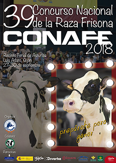 Cartel Concurso Nacional CONAFE 2018 de la Raza Frisona