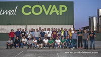 Foto de grupo de la visita a COVAP