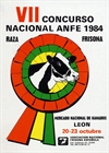 VII CONCURSO NACIONAL ANFE DE RAZA FRISONA 1984