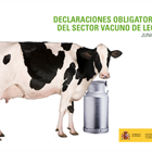 El precio de la leche de vaca descendi en junio por cuarto mes consecutivo hasta los 0,313 euros/litro