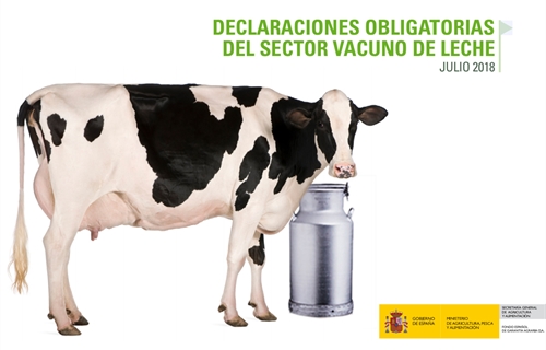 Nuevo descenso del precio medio de la leche de vaca hasta los 0,312...