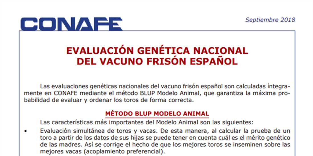 Nuevos valores de heredabilidades en la metodologa para la evaluacin...