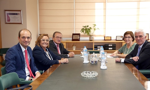 La presidenta de la Sociedad Annima Espaola de Caucin Agraria...
