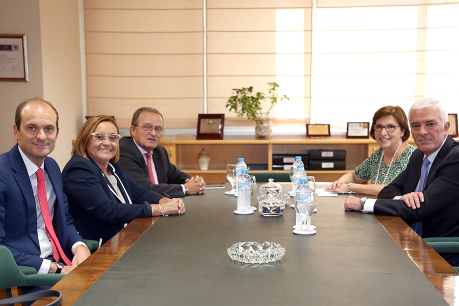 La presidenta de la Sociedad Annima Espaola de Caucin Agraria...