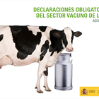 Ligero incremento del precio en origen medio de la leche de vaca hasta los 0,314 euros/litro