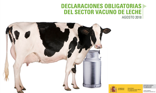 Ligero incremento del precio en origen medio de la leche de vaca hasta...