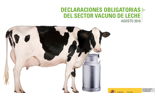 Ligero incremento del precio en origen medio de la leche de vaca hasta...