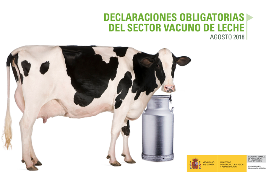 Ligero incremento del precio en origen medio de la leche de vaca hasta...