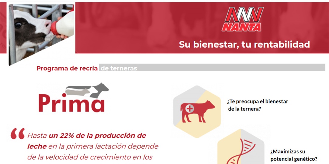 Nanta present el Programa Prima para recra de novillas en Agropec 2018
