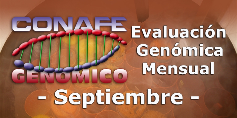 Evaluación genómica de septiembre 2018