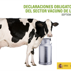 Repunte por segundo mes consecutivo del precio medio de la leche de vaca hasta 0,317 euros/litro