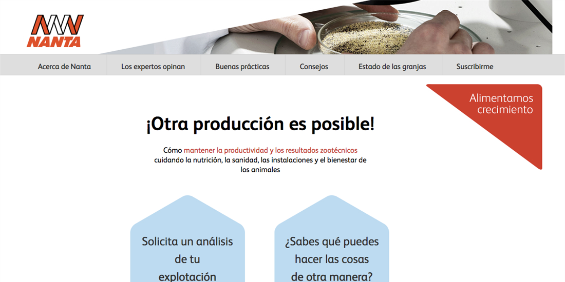 El proyecto Nutricin Sostenible de Nanta cumple dos aos