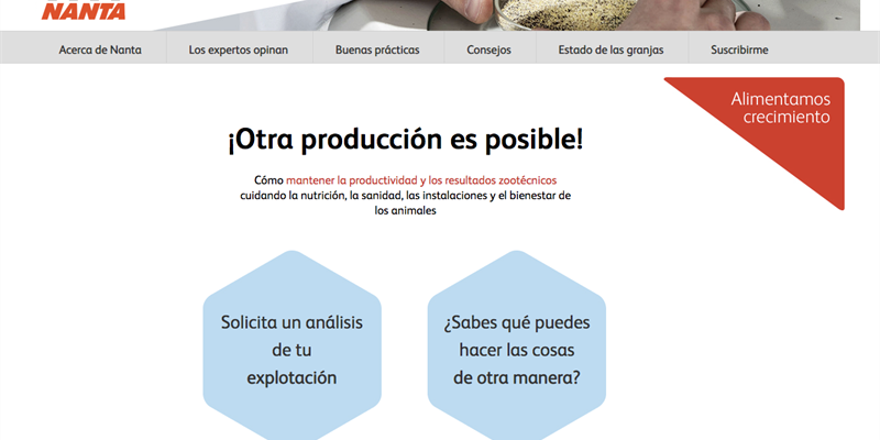 El proyecto Nutricin Sostenible de Nanta cumple dos aos