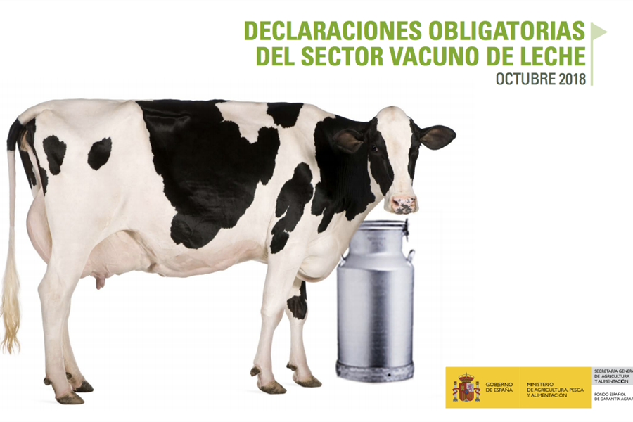 El precio medio en origen de la leche de vaca en Espaa se incrementa...
