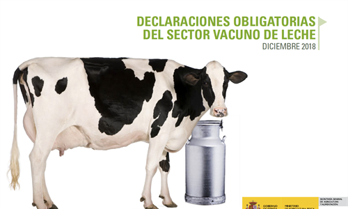 El precio en origen de leche de vaca desciende a 0,330 euros/litro de...