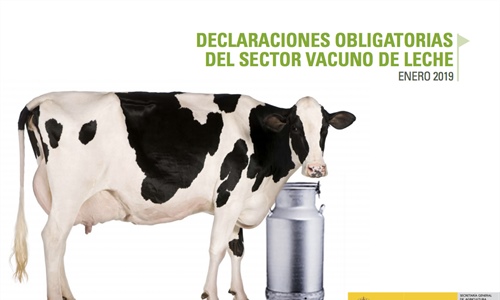 El precio medio en origen de la leche de vaca se sita en 0,330 euros...
