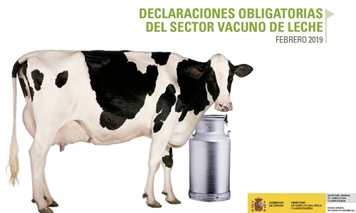 El precio en origen de la leche de vaca en España subió un 0,3 %...
