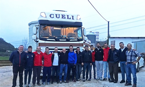 El equipo espaol de raza holstein ya est en camino a Libramont