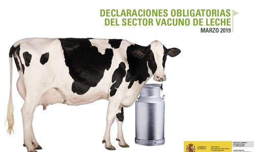 El precio en origen de la leche de vaca cae hasta los 0,326 euros/litro...