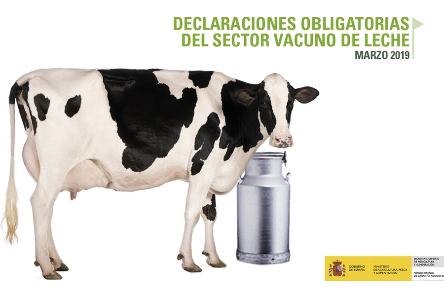 El precio en origen de la leche de vaca cae hasta los 0,326 euros/litro...