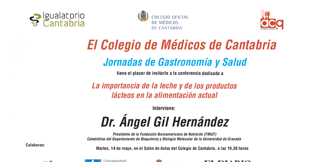 Ponencia sobre la importancia de la leche y sus derivados en el Colegio...