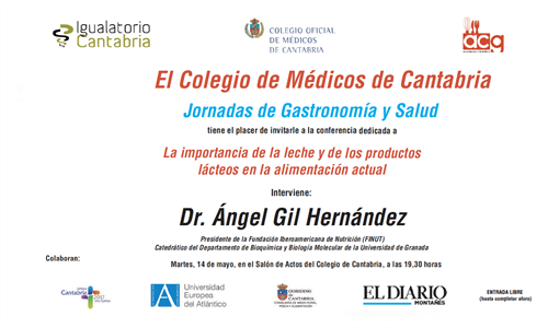 Ponencia sobre la importancia de la leche y sus derivados en el Colegio...
