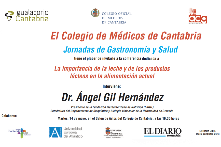 Ponencia sobre la importancia de la leche y sus derivados en el Colegio...