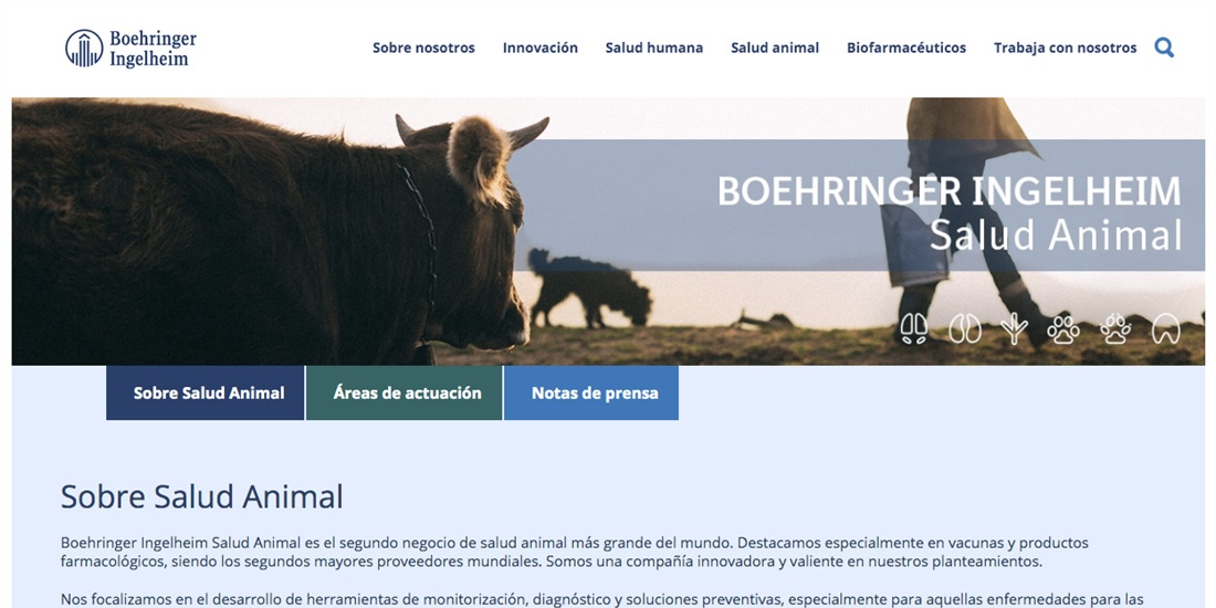 Boehringer Ingelheim Salud Animal Espaa estrena nueva web