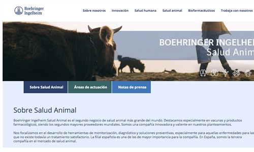 Boehringer Ingelheim Salud Animal Espaa estrena nueva web