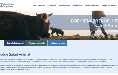 Boehringer Ingelheim Salud Animal Espaa estrena nueva web