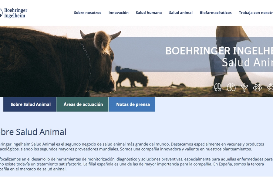 Boehringer Ingelheim Salud Animal Espaa estrena nueva web