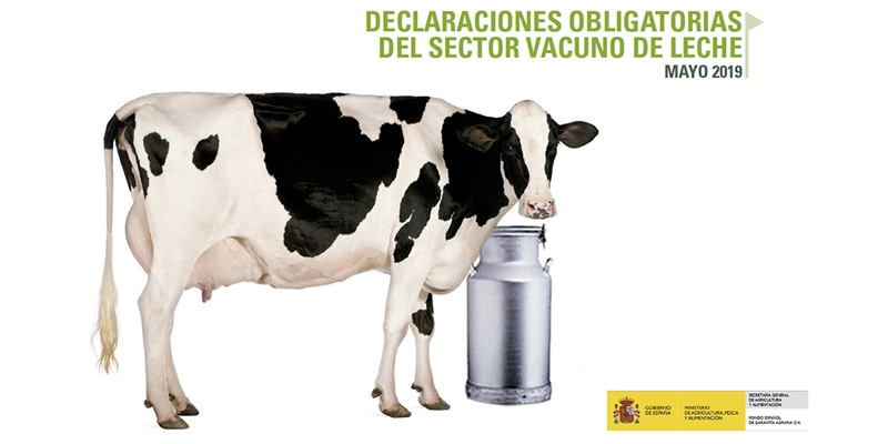 El precio medio en origen de la leche de vaca se sita en 0,325 euros/litro