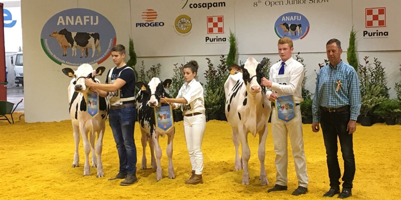 Gran papel de los tres jóvenes ganaderos españoles presentes en Cremona