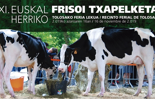 Programa y cartel del XI Concurso de Ganado Frisn de Euskal Herria 2019
