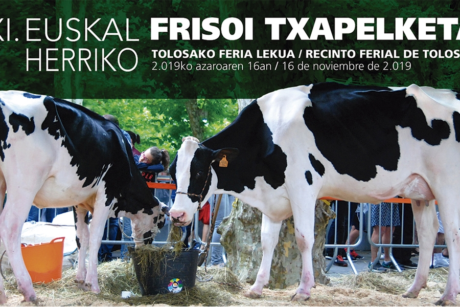 Programa y cartel del XI Concurso de Ganado Frisn de Euskal Herria 2019